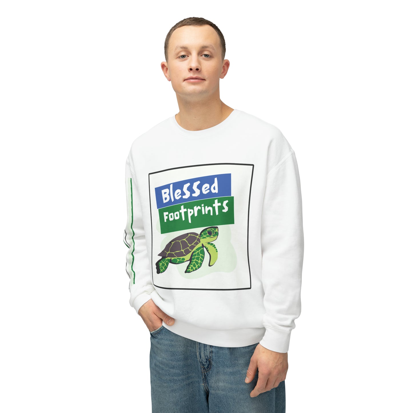 Unisex Lightweight Blessedfootprints Collection Sweatshirt Patience