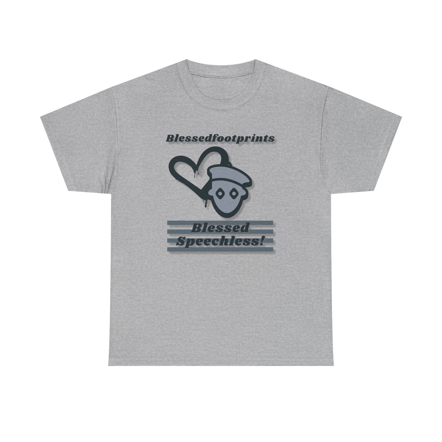 Blessedfootprints Collection Speechless Unisex Heavy Cotton Tee