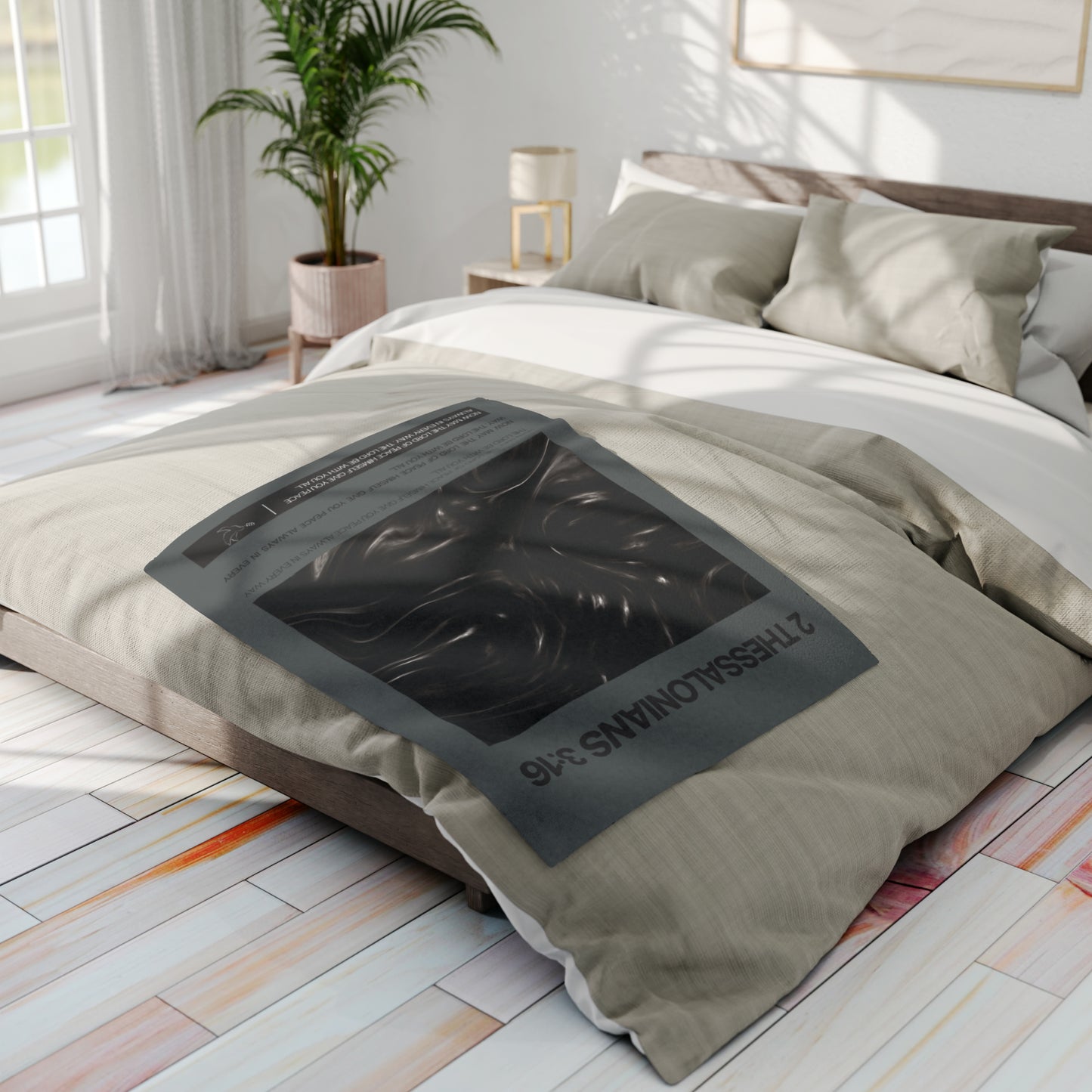 Peace Prayer Arctic Fleece Blanket