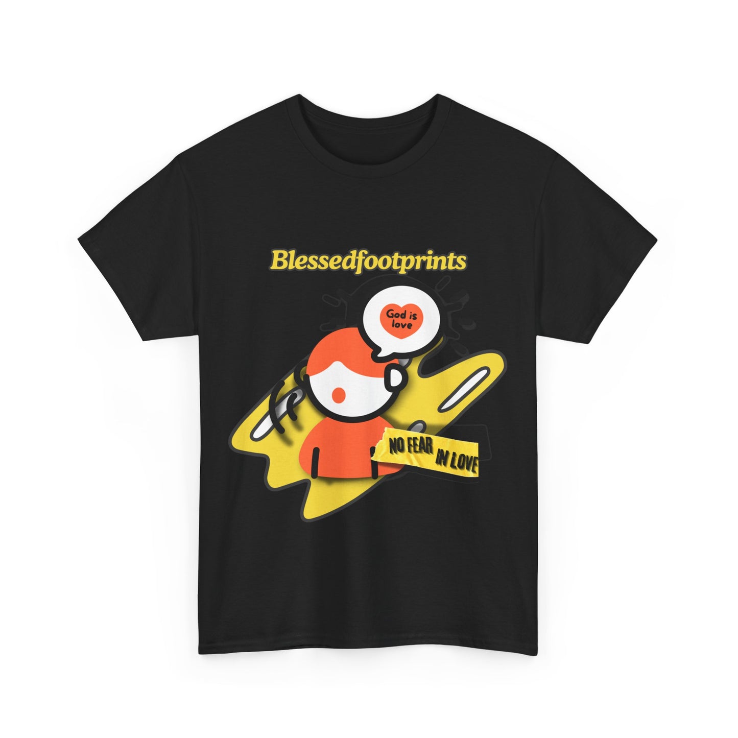 God Is Love Tee No Fear in Love Graphic T shirt