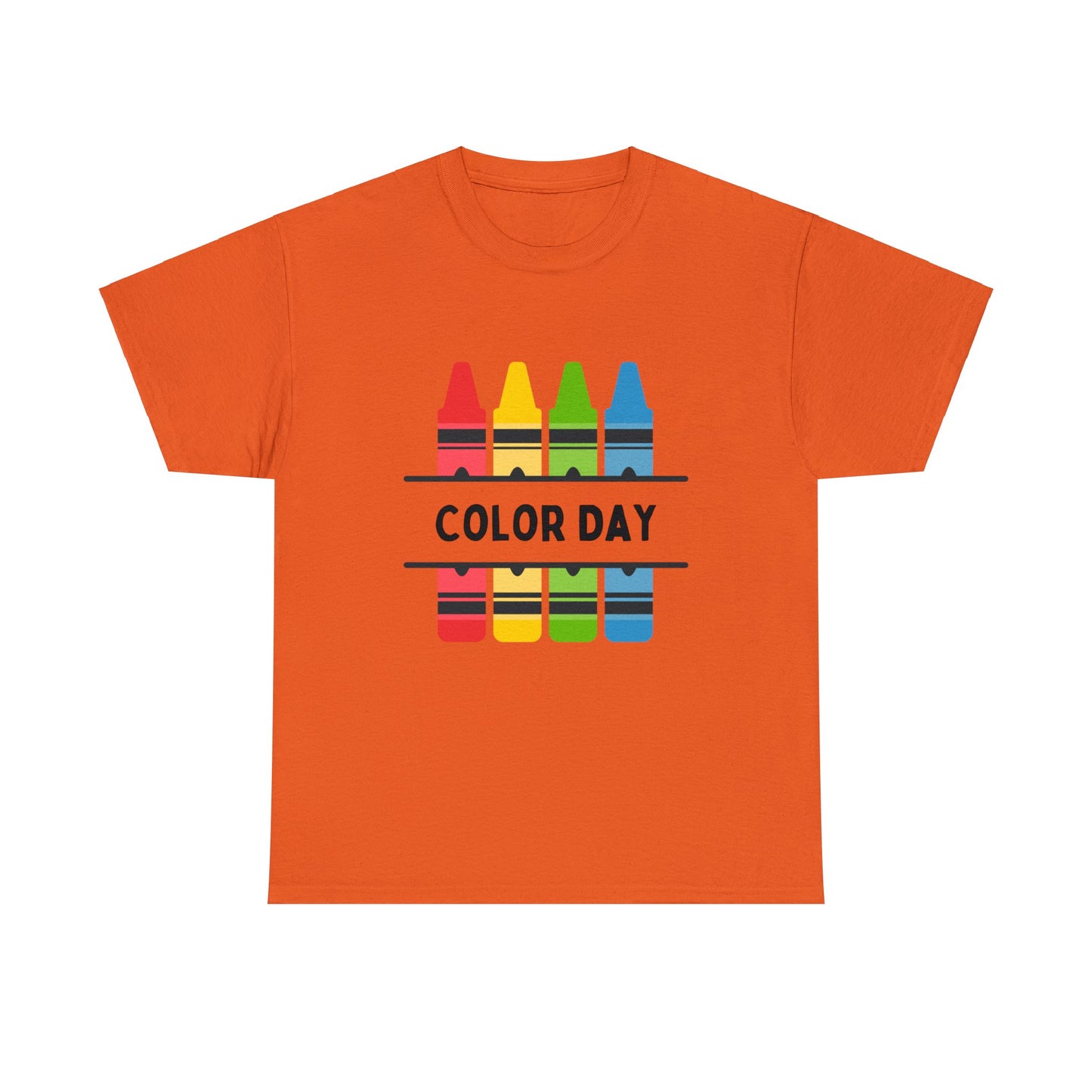 Color Day Unisex Heavy Cotton Tee Inspire Learning and Fun for Teachers and Children