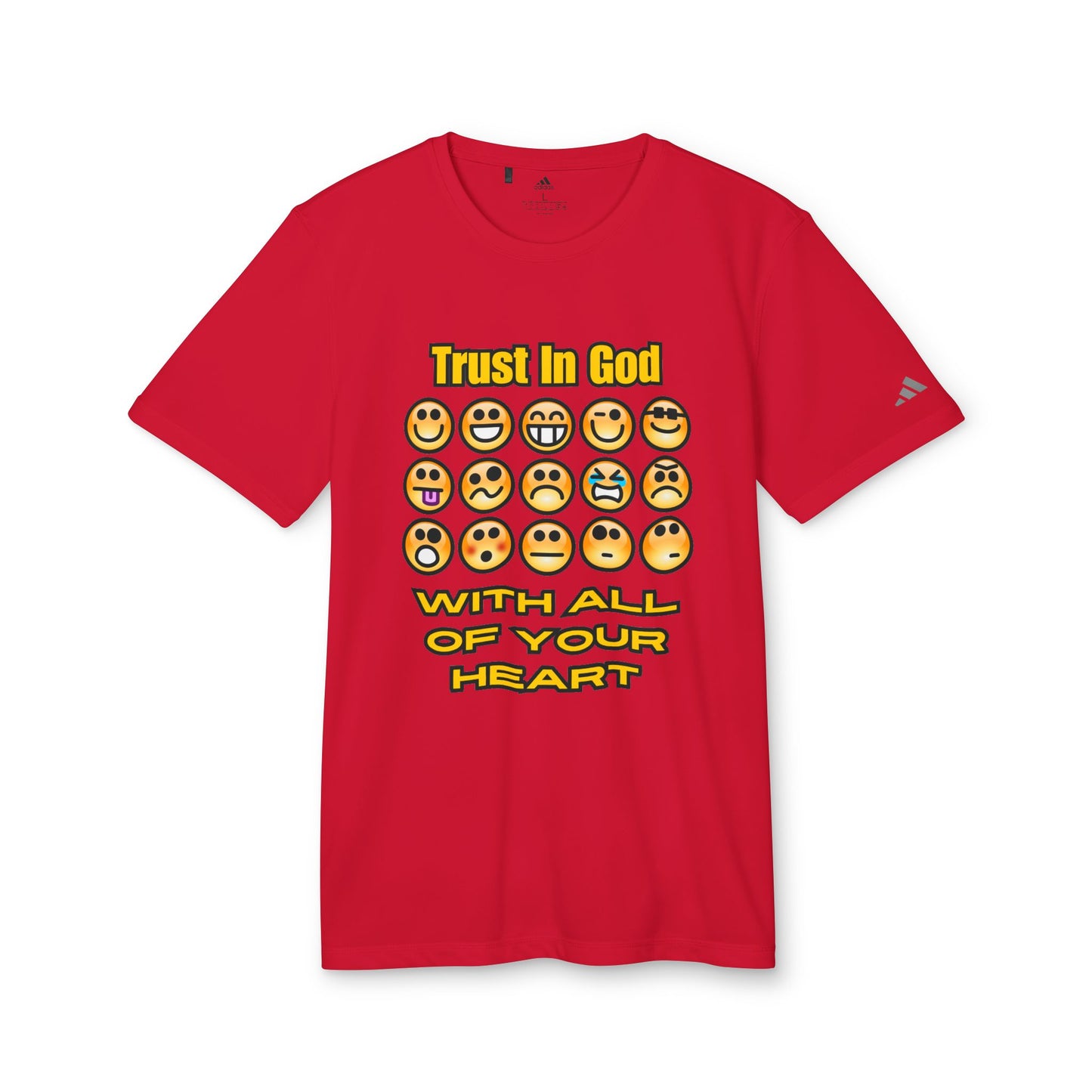 Trust in God Emoji Expression Unisex Tee