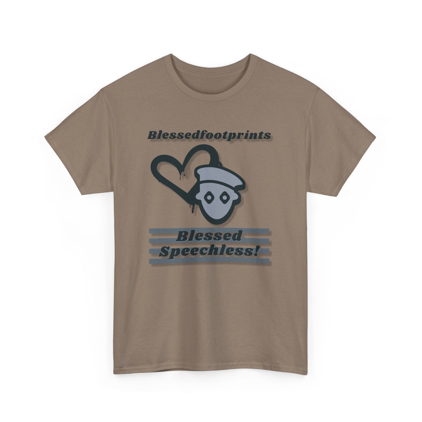 Blessedfootprints Collection Speechless Unisex Heavy Cotton Tee