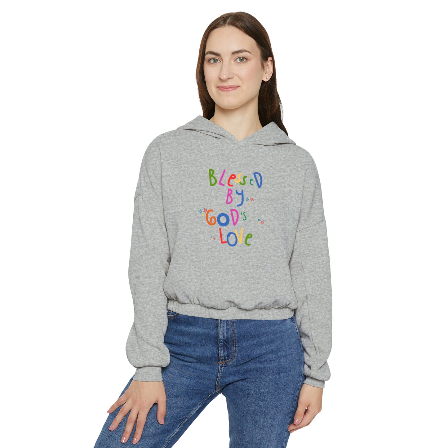 God's Love Women's Cinched Bottom Hoodie