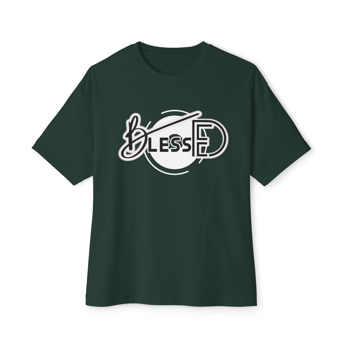 Unique Blessed Design Unisex Boxy Tee