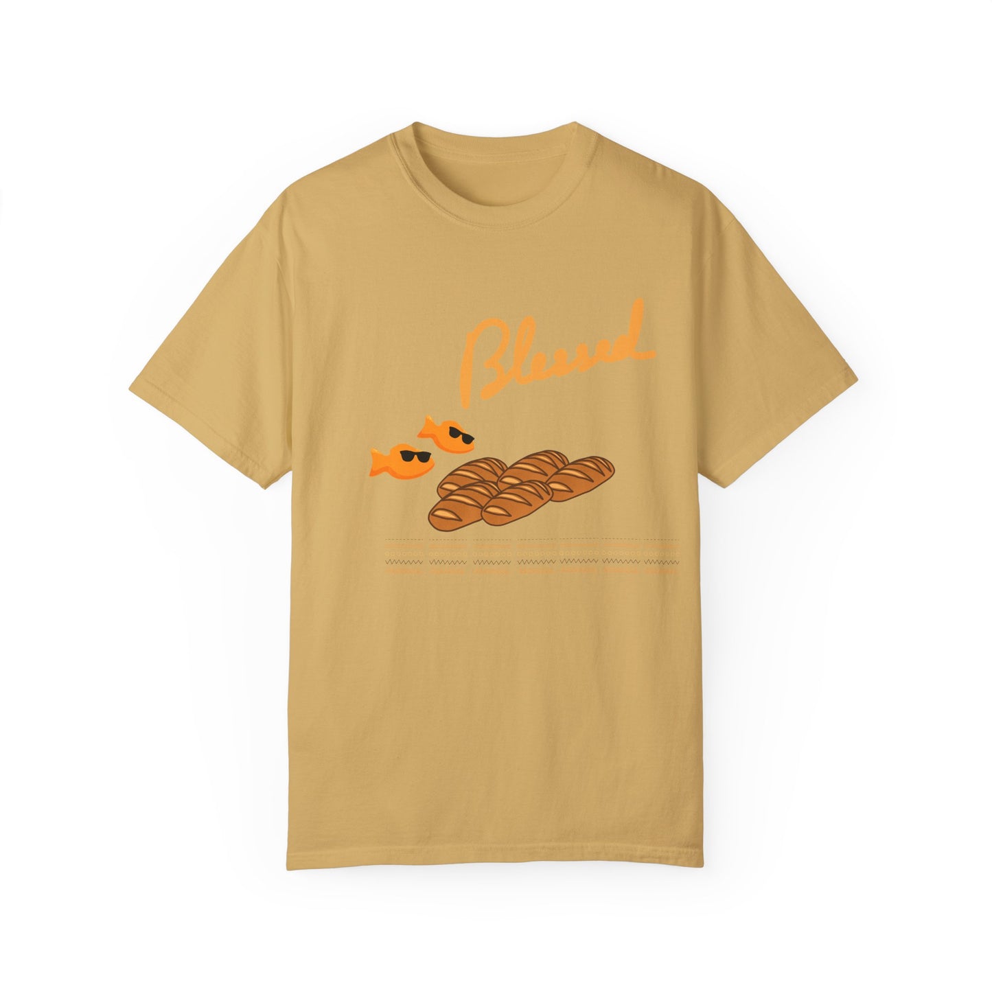 Blessed 2 fish & 5 Loaves T-Shirt ā Christian Design | Comfort Colors 1717