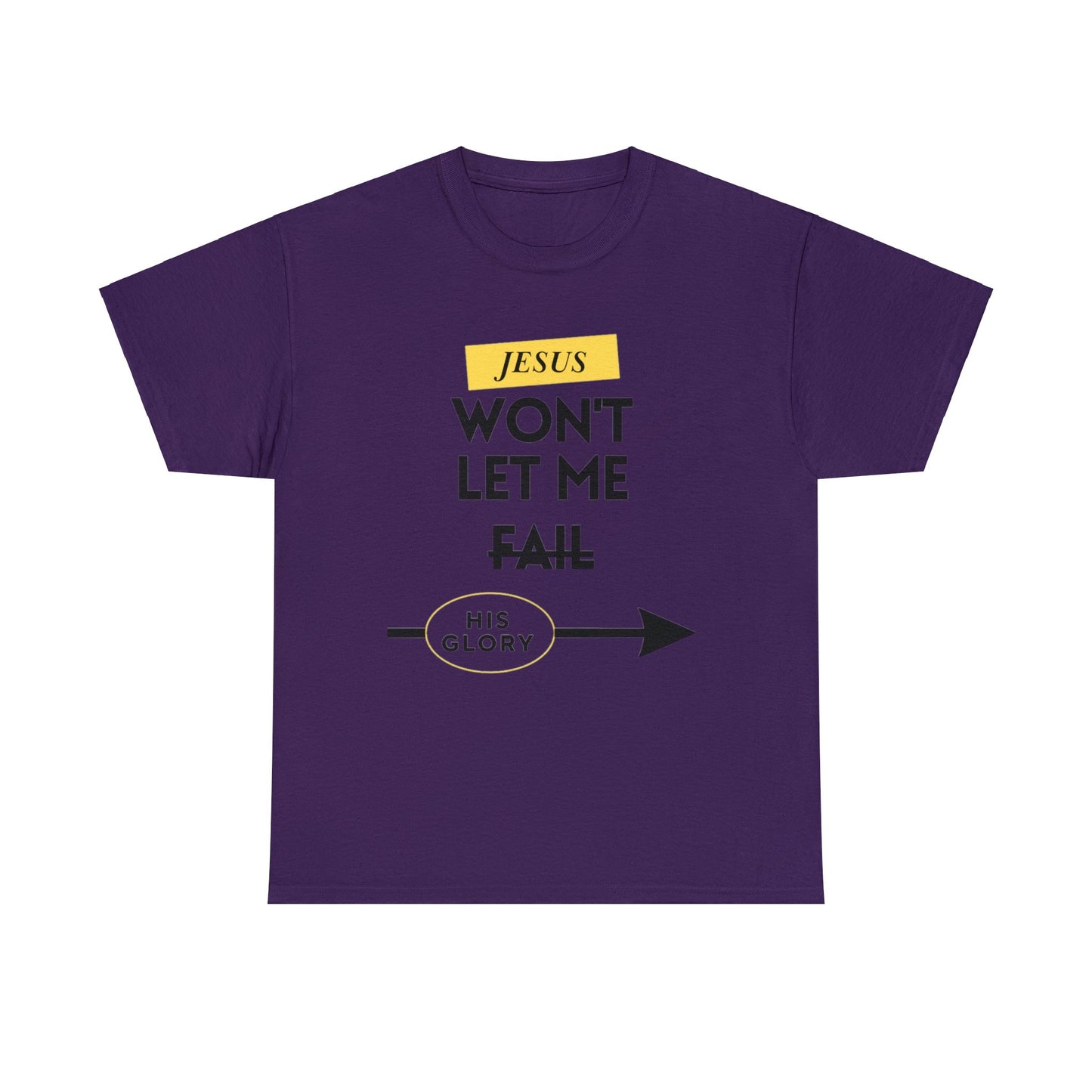 Jesus Won't Let Me Fail Short-Sleeve T-Shirt