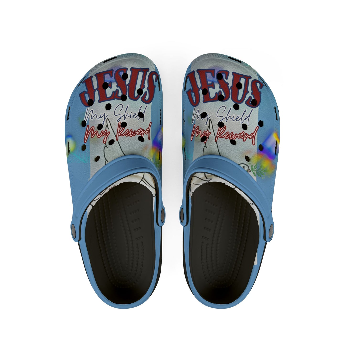 Genesis 15:1 Jesus-Themed EVA Foam Shoes, Perfect for Summer, Casual Wear, Religious Gifts, Comfort Footwear, Fun Slippers