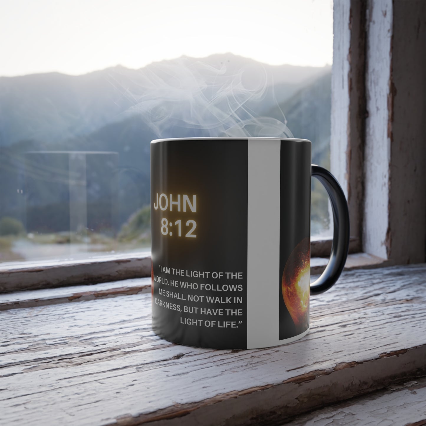 Jesus Light Color Morphing Mug, 11oz