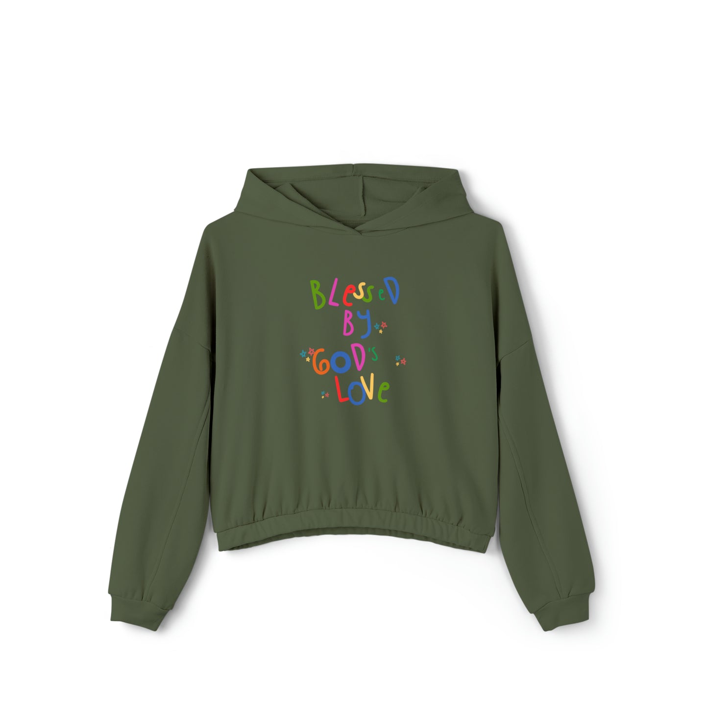 God's Love Women's Cinched Bottom Hoodie