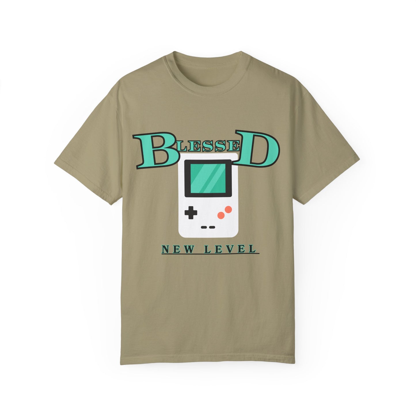 Blessed New Level Gameboy T-Shirt | Comfort Colors 1717 – Christian Graphic Tee