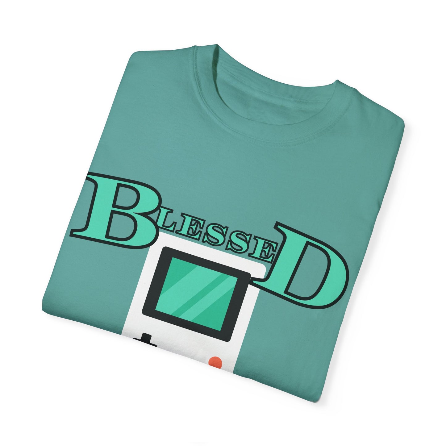 Blessed New Level Gameboy T-Shirt | Comfort Colors 1717 – Christian Graphic Tee