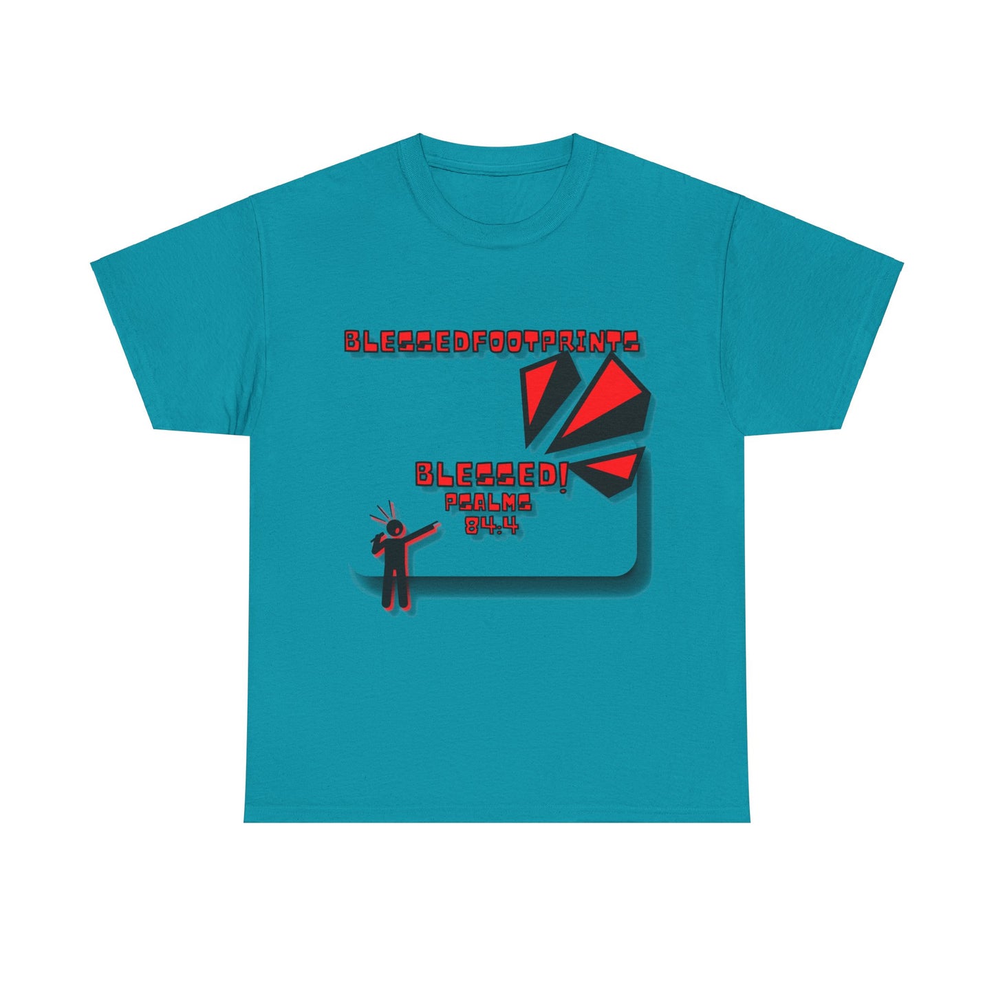 Blessed Psalms 84:4 Unisex Heavy Cotton Tee