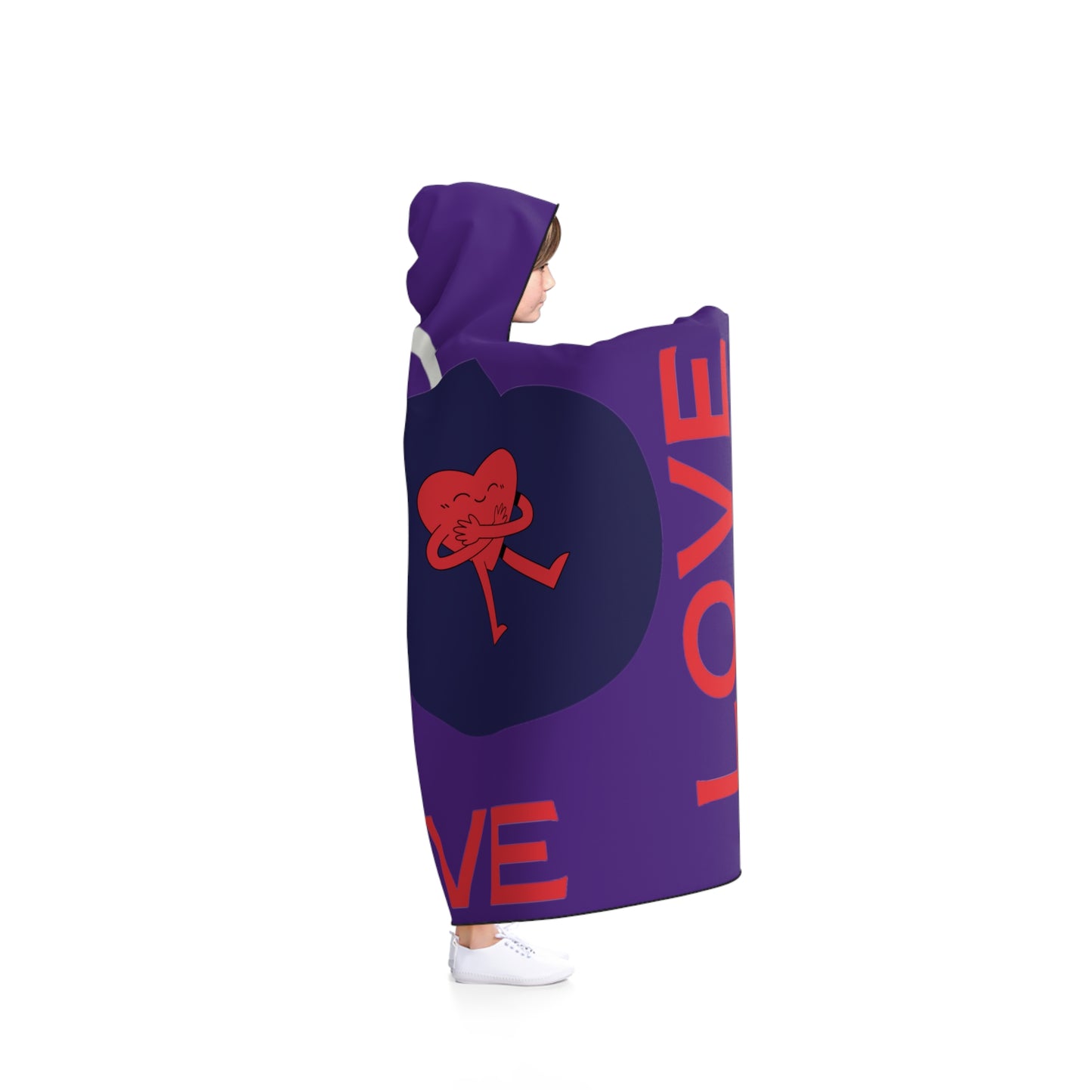Love Bomb Hooded Blanket