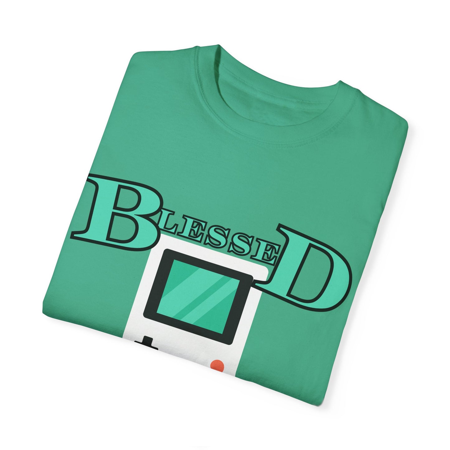 Blessed New Level Gameboy T-Shirt | Comfort Colors 1717 – Christian Graphic Tee