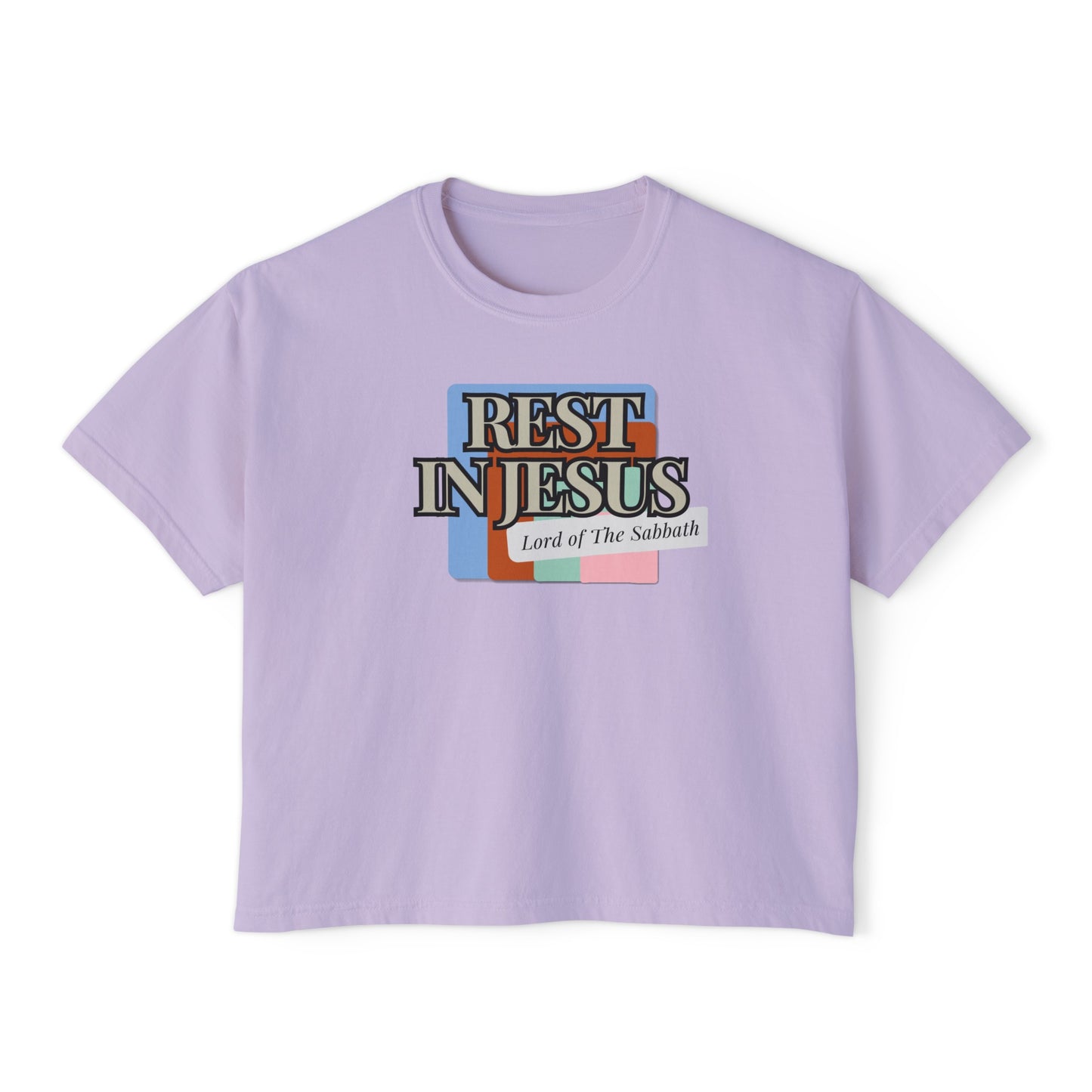 Rest In Christ Women's Boxy Tee