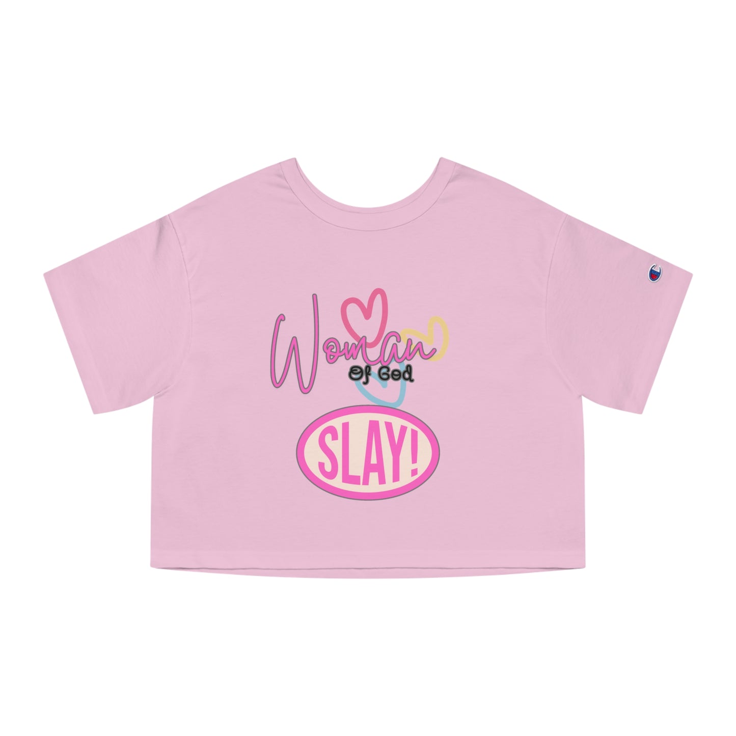 Woman of God Slay Cropped Tee