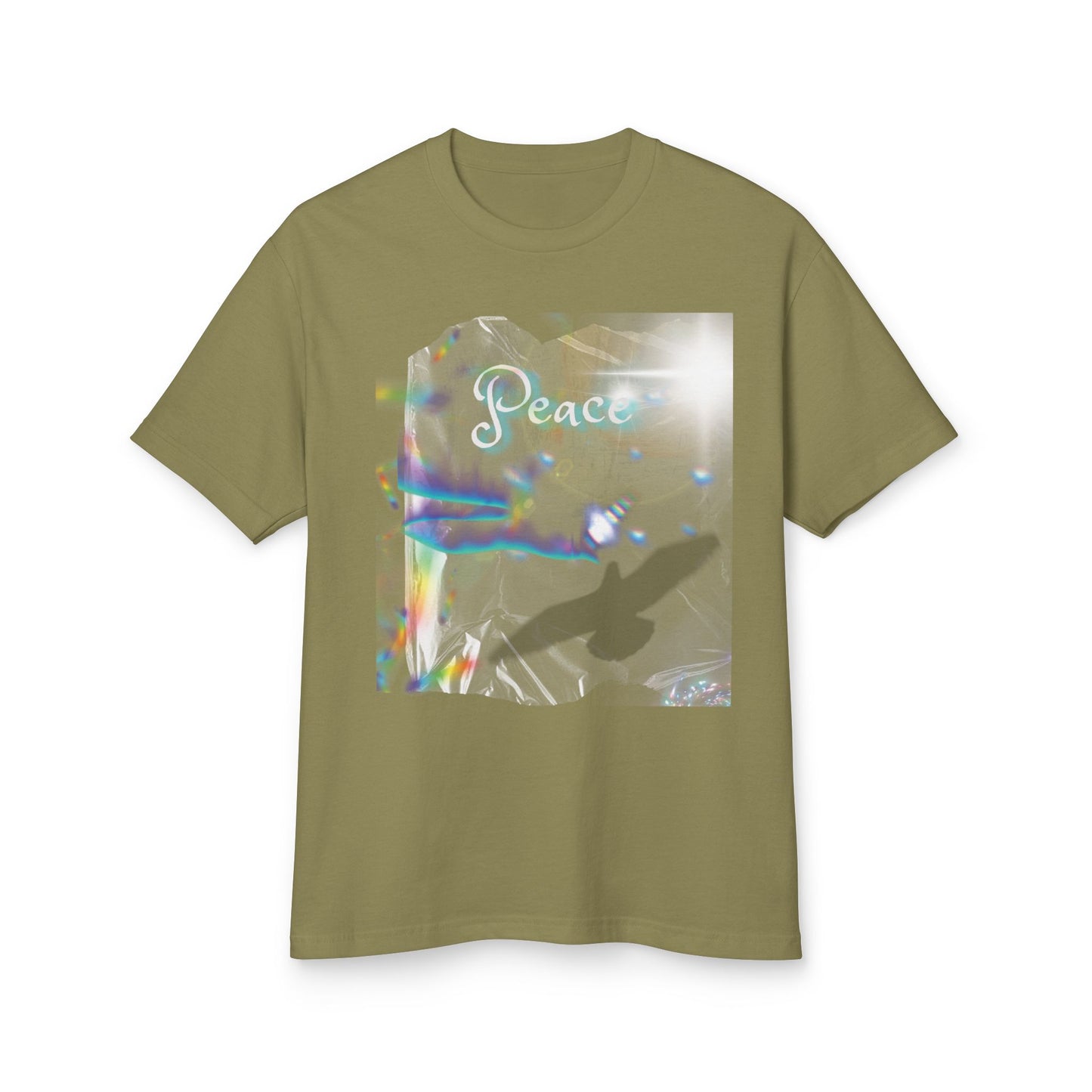 Graphic Tee with Peace Enhanced Design