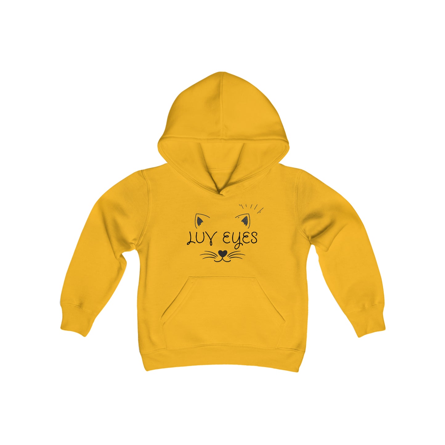 Luv Eyes Youth Heavy Blend Hooded Sweatshirt