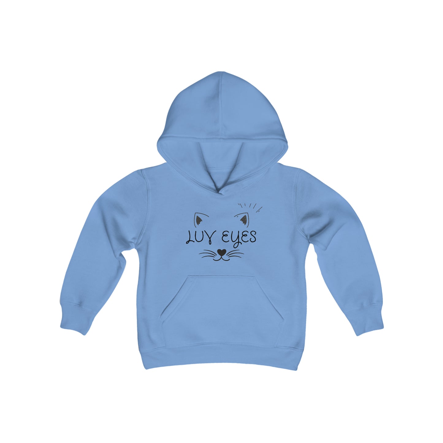 Luv Eyes Youth Heavy Blend Hooded Sweatshirt