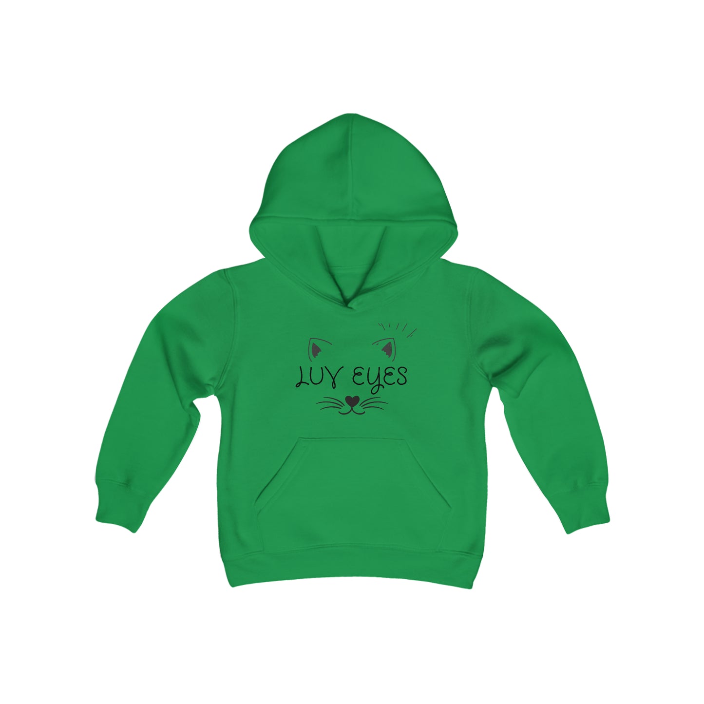 Luv Eyes Youth Heavy Blend Hooded Sweatshirt