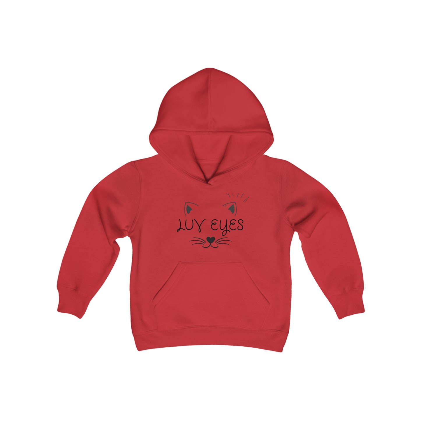 Luv Eyes Youth Heavy Blend Hooded Sweatshirt