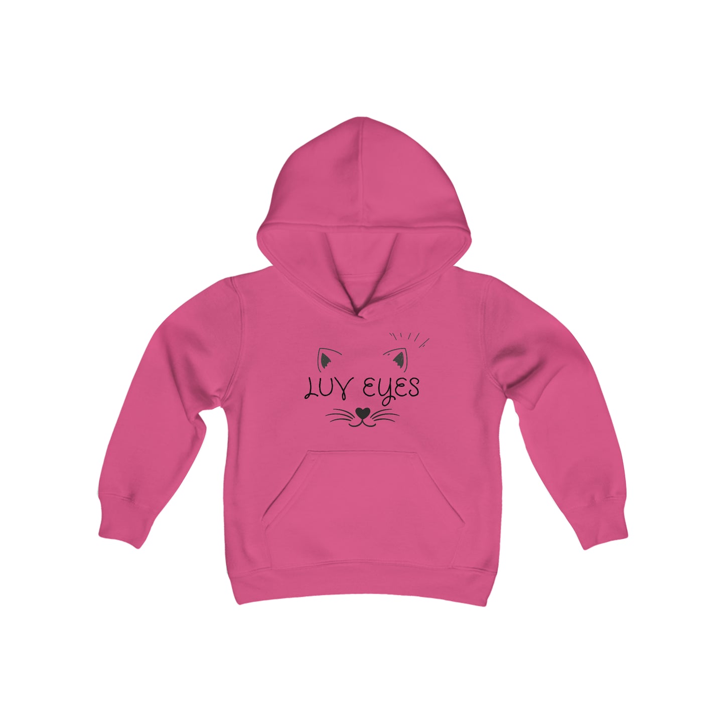 Luv Eyes Youth Heavy Blend Hooded Sweatshirt