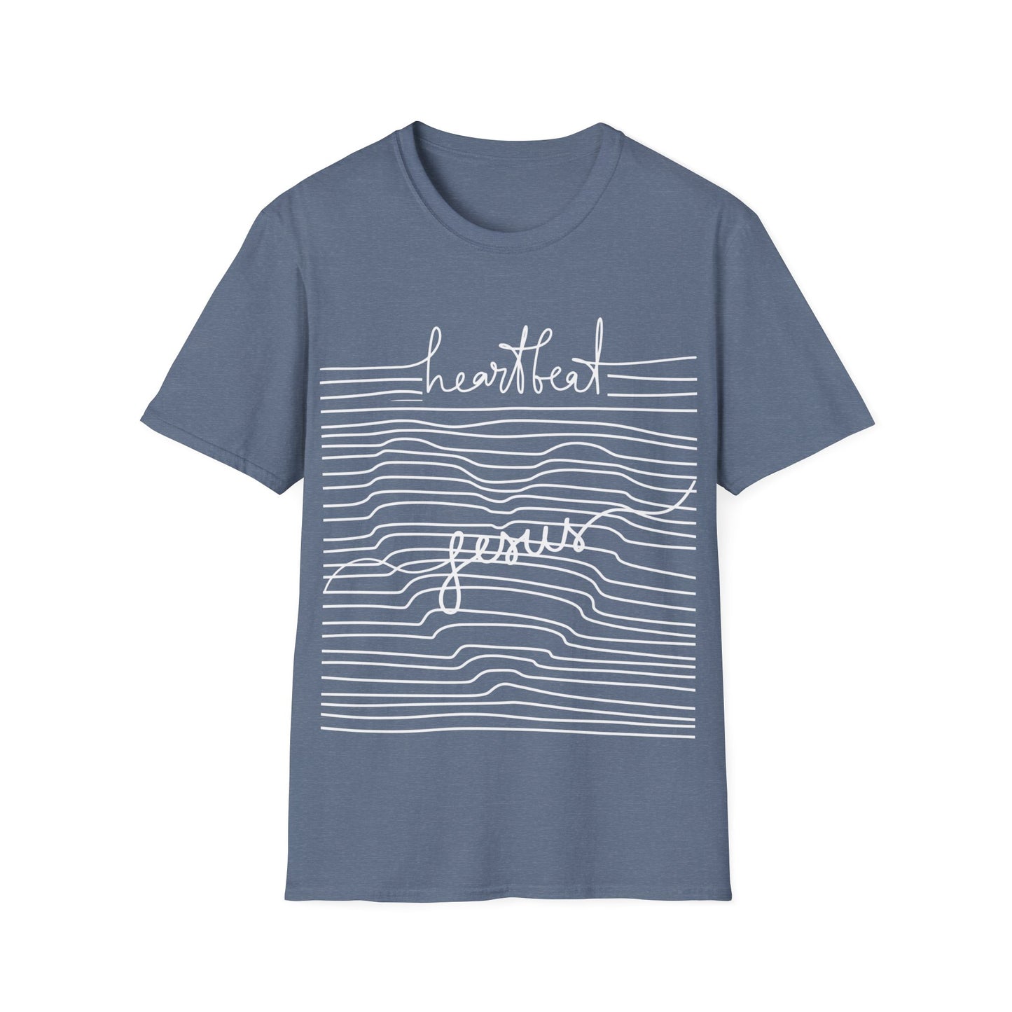 Jesus Heartbeat Unisex Softstyle T-Shirt