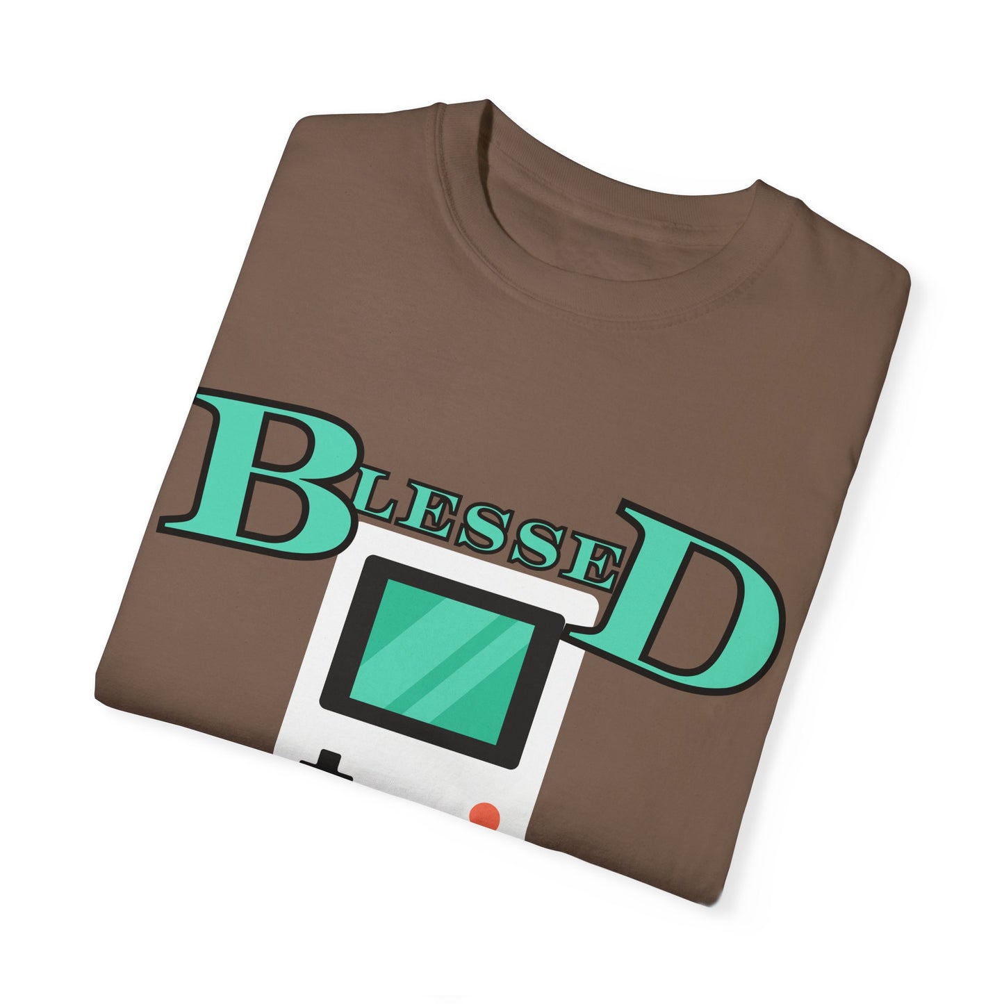 Blessed New Level Gameboy T-Shirt | Comfort Colors 1717 – Christian Graphic Tee