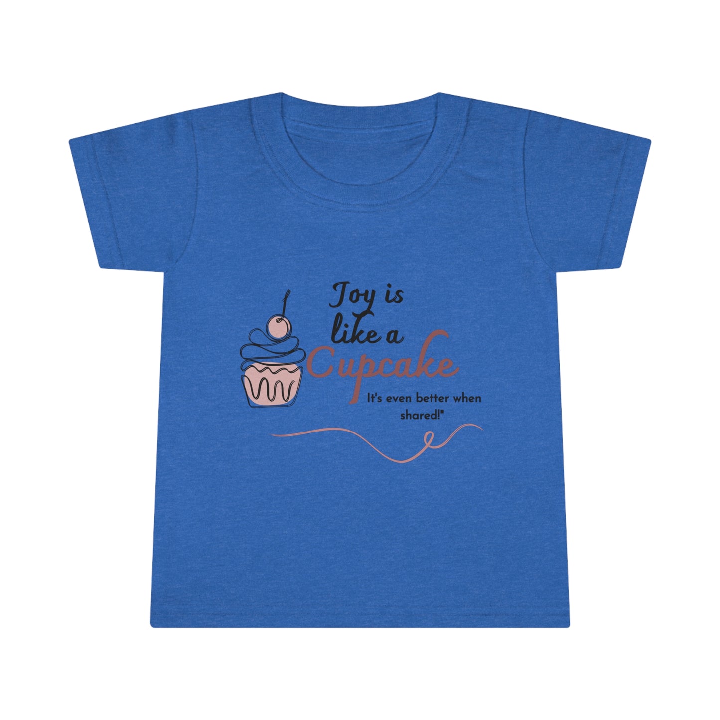 Joyful Toddler Cupcake T-Shirt: Share the Sweetness
