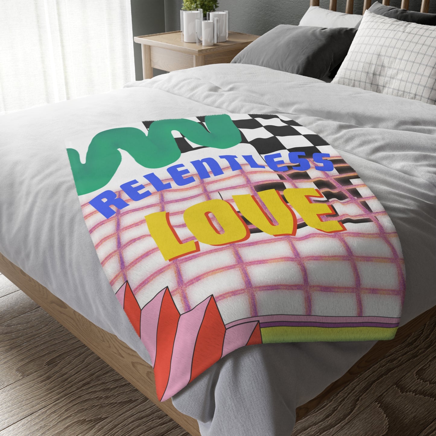 Velveteen Minky Blanket (Two-sided print)