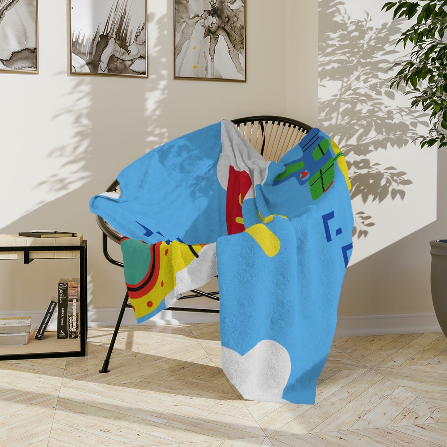 Joy Story Velveteen Minky Blanket