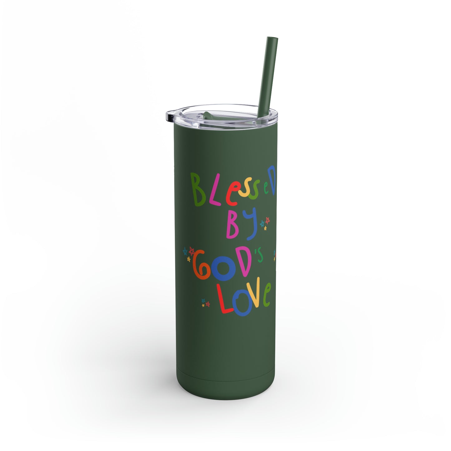 God's Love Maars Maker Skinny Matte Tumbler, 20oz