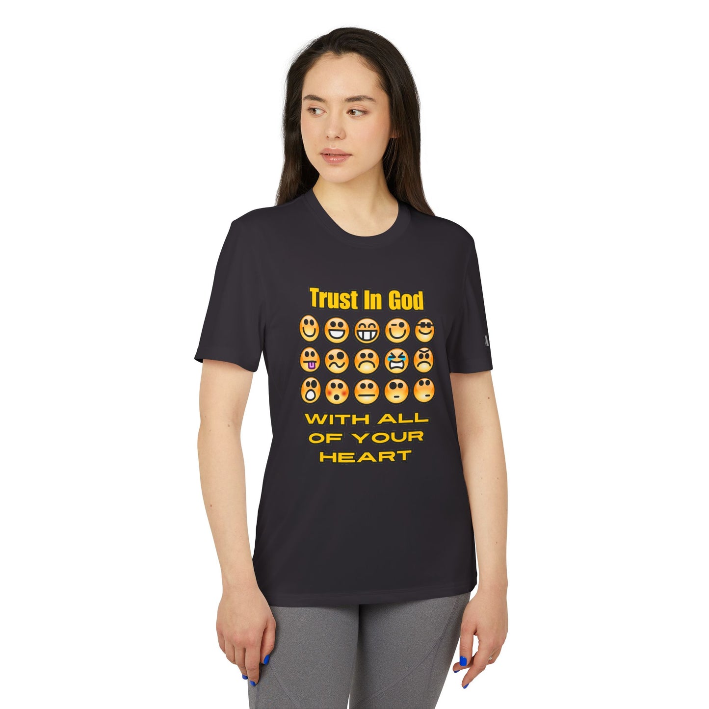 Trust in God Emoji Expression Unisex Tee