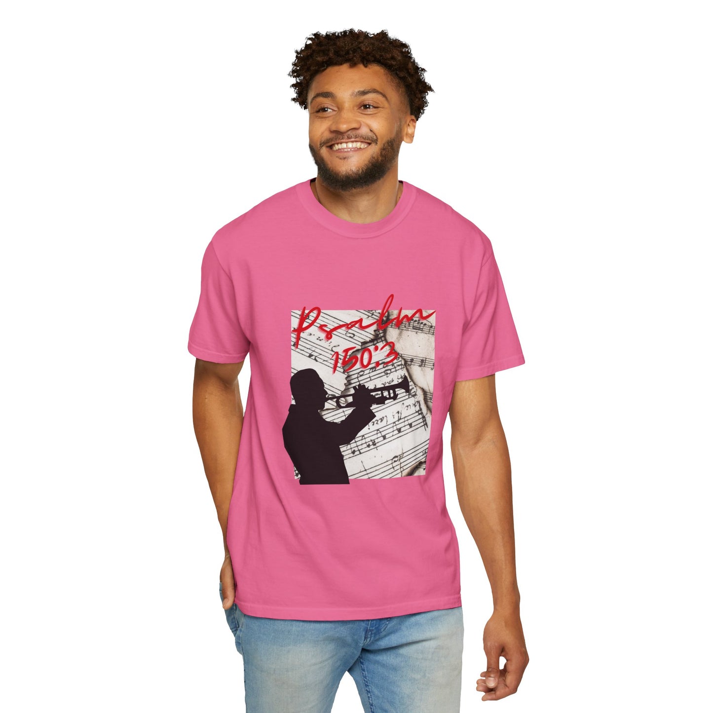 Psalms 150:3 Unisex Garment-Dyed T-shirt
