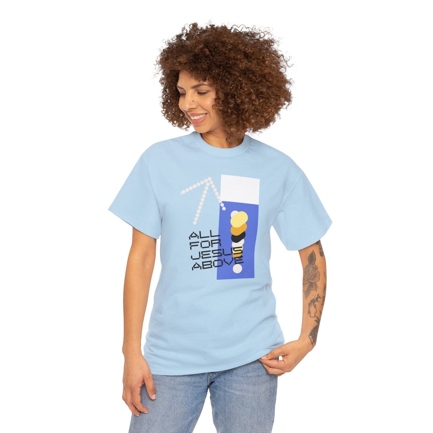 All For Jesus Above Short-Sleeve T-Shirt