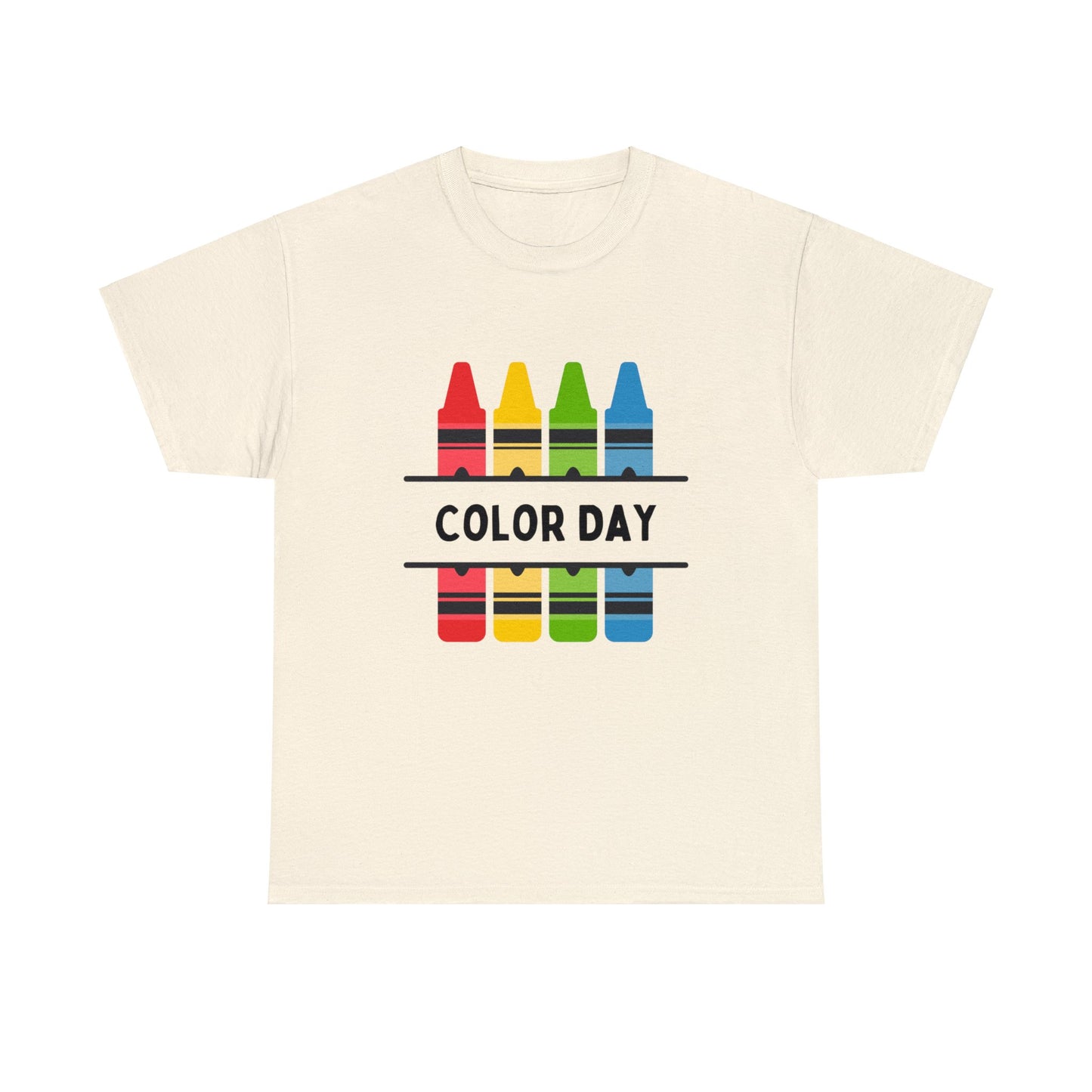 Color Day Unisex Heavy Cotton Tee Inspire Learning and Fun for Teachers and Children