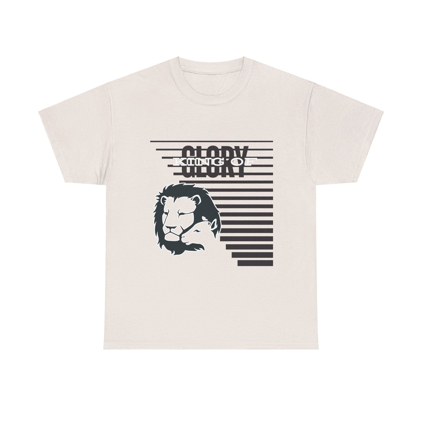 Lion & Lamb, Love & Life Unisex Heavy Cotton Tee