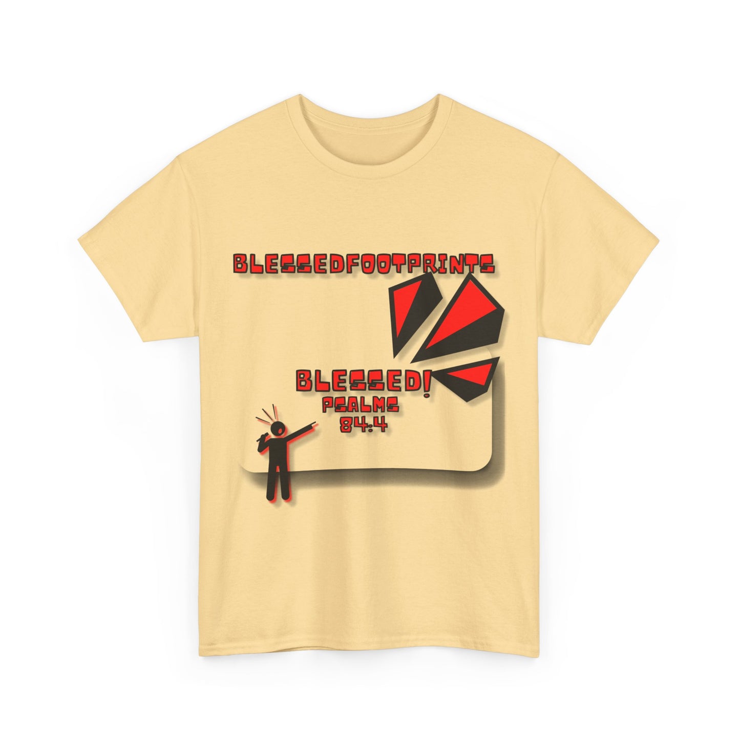 Blessed Psalms 84:4 Unisex Heavy Cotton Tee
