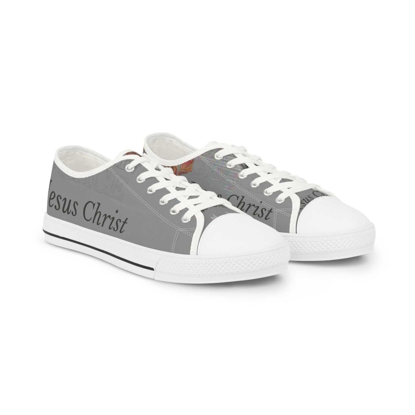Grace Jesus Christ Men's Low Top Sneakers