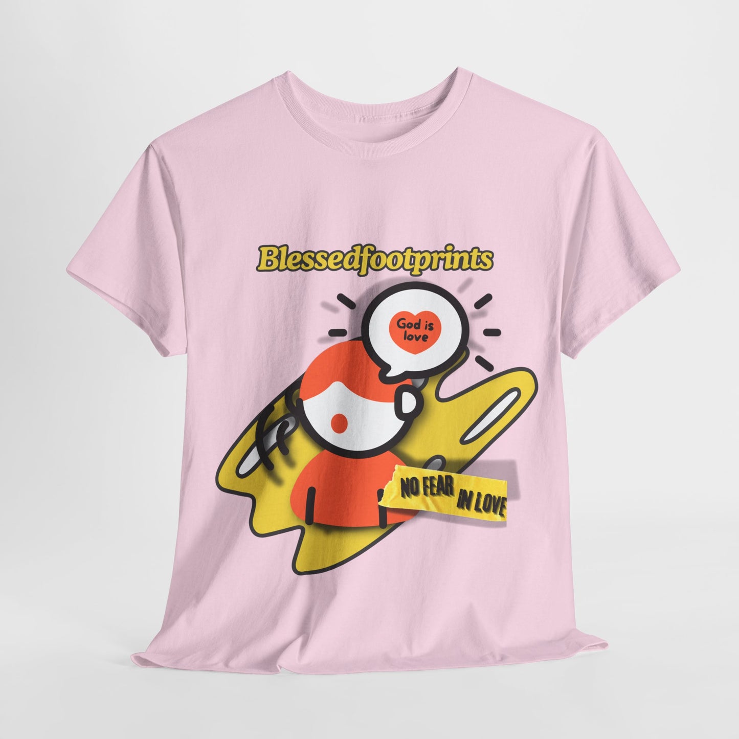 God Is Love Tee No Fear in Love Graphic T shirt
