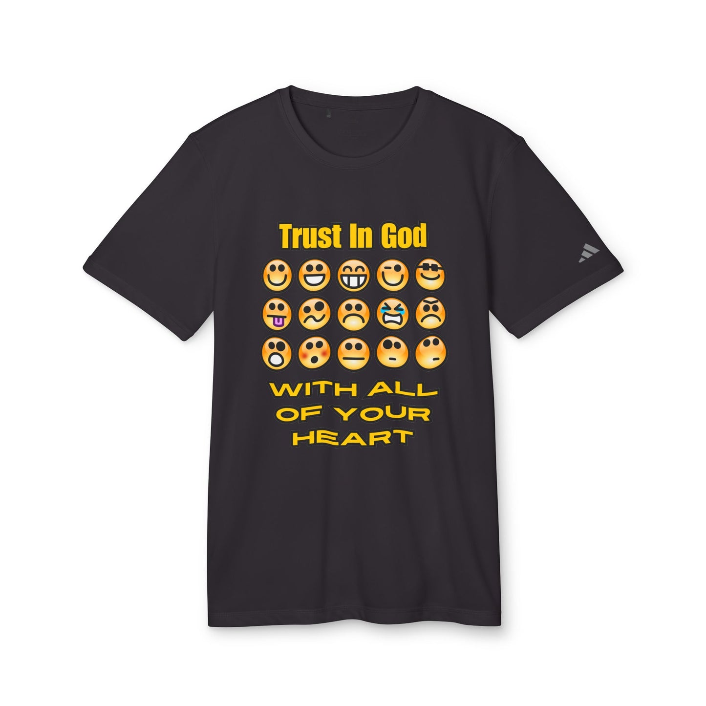 Trust in God Emoji Expression Unisex Tee