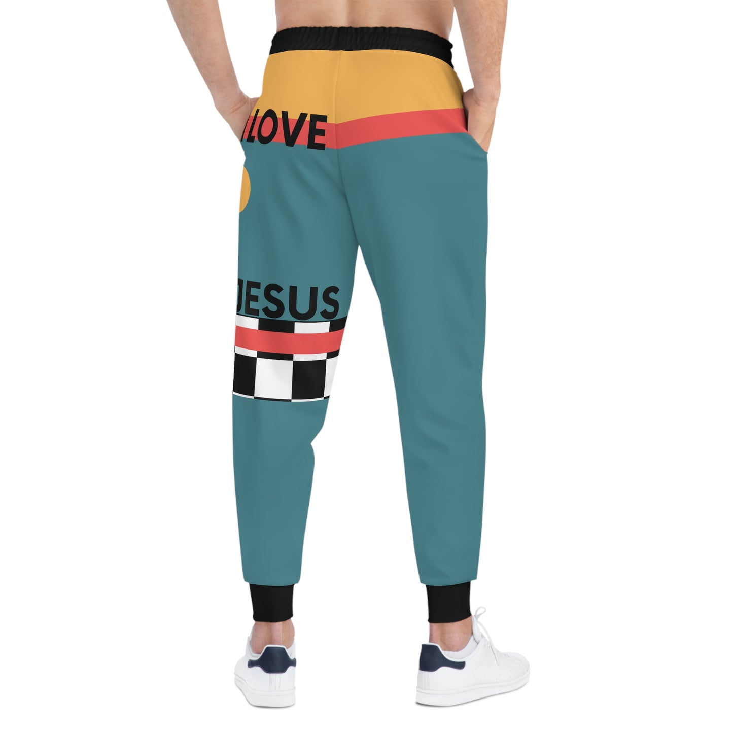 I Love Jesus Athletic Joggers