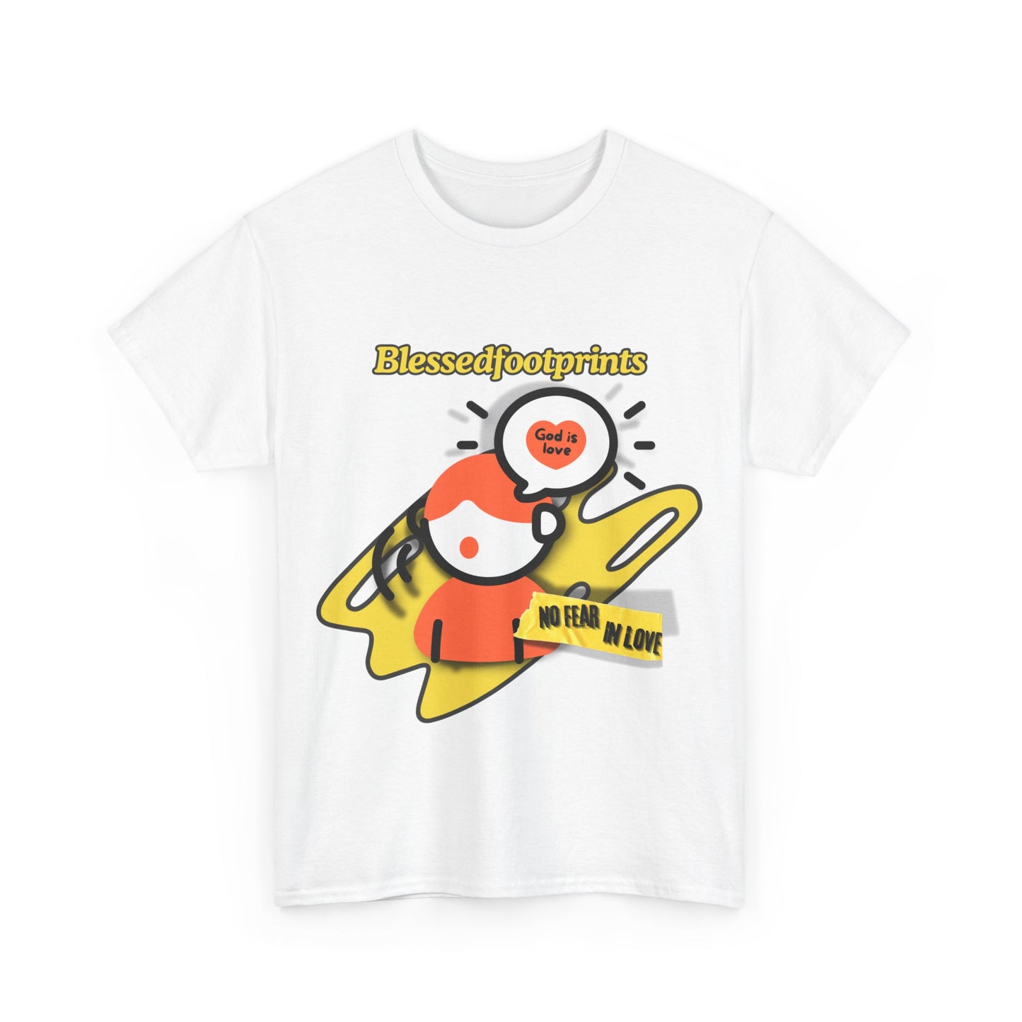 God Is Love Tee No Fear in Love Graphic T shirt