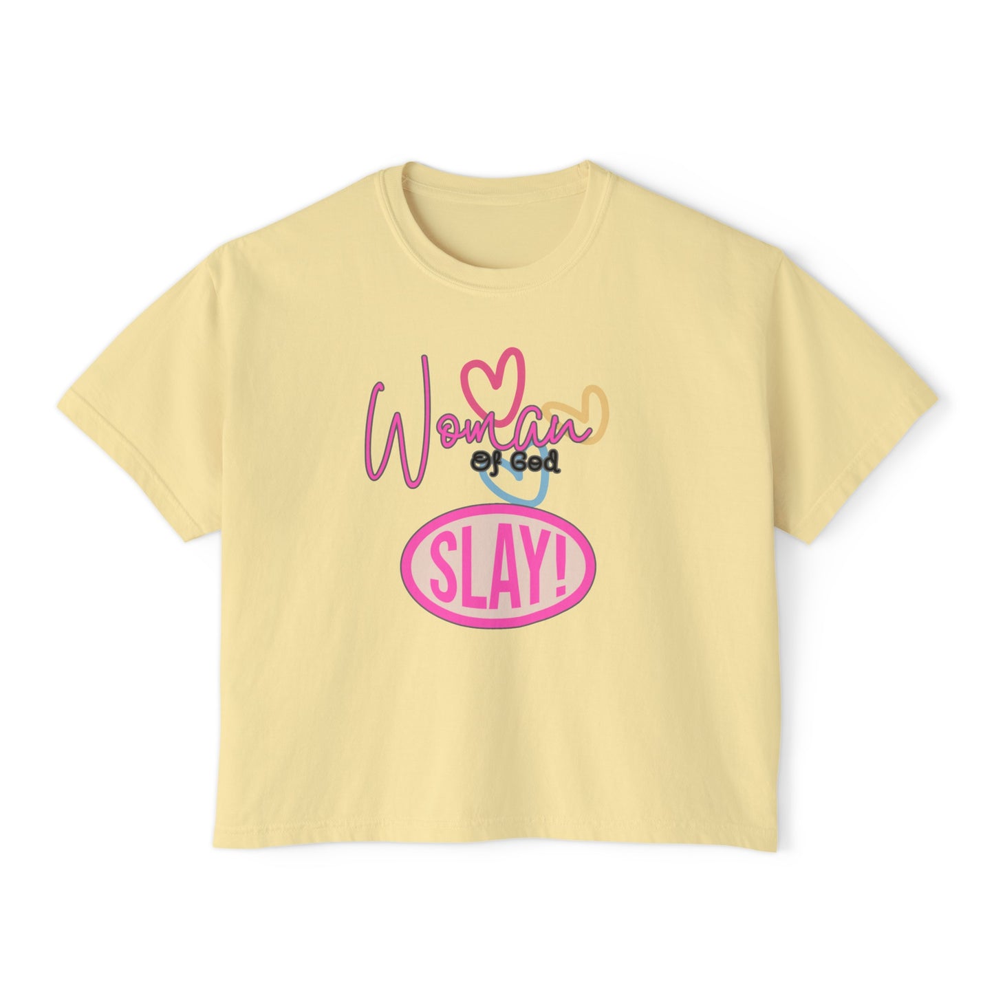 Woman of God Slay Women's Boxy Tee