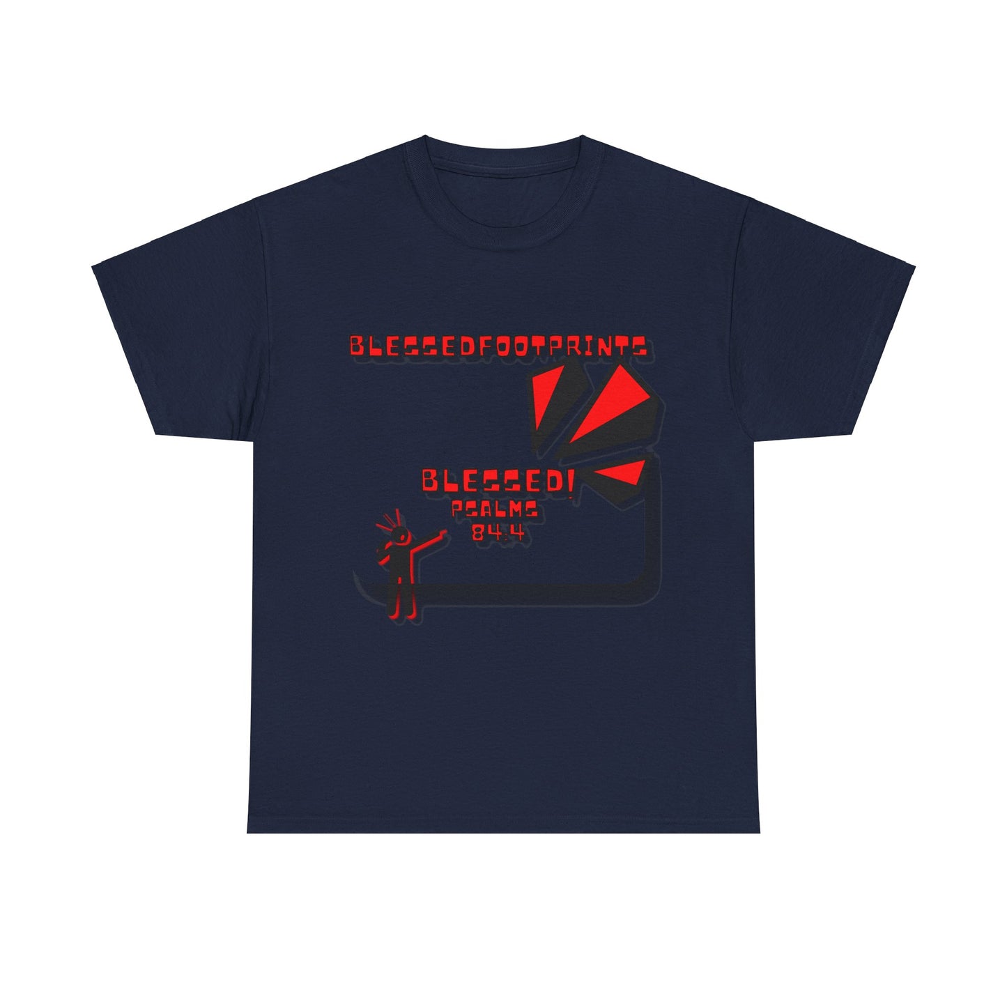 Blessed Psalms 84:4 Unisex Heavy Cotton Tee