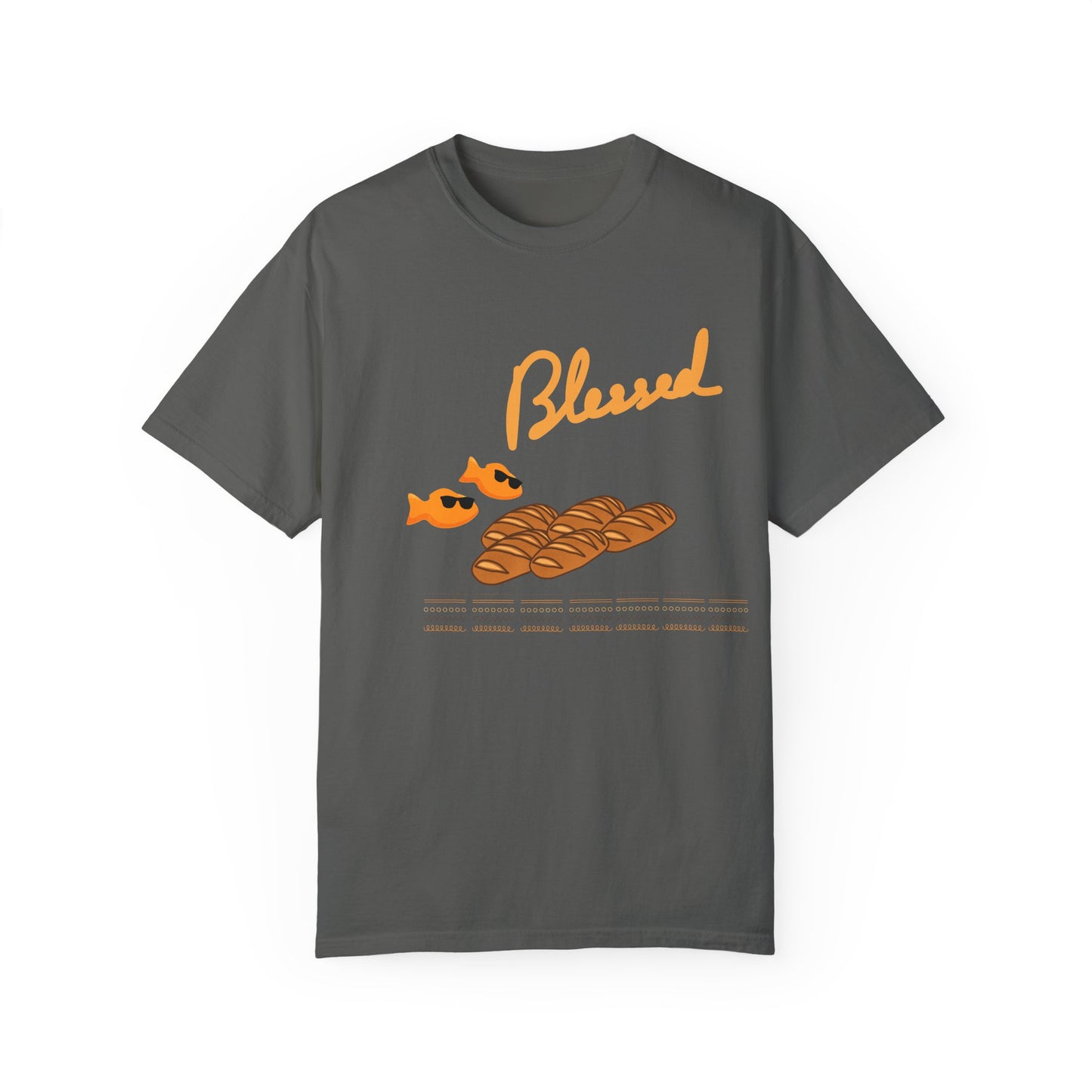 Blessed 2 fish & 5 Loaves T-Shirt ā Christian Design | Comfort Colors 1717