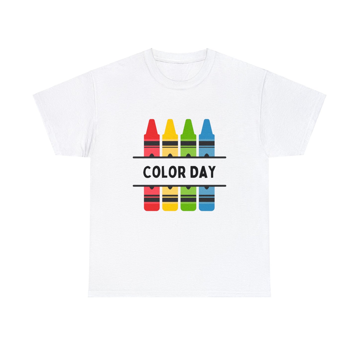 Color Day Unisex Heavy Cotton Tee Inspire Learning and Fun for Teachers and Children