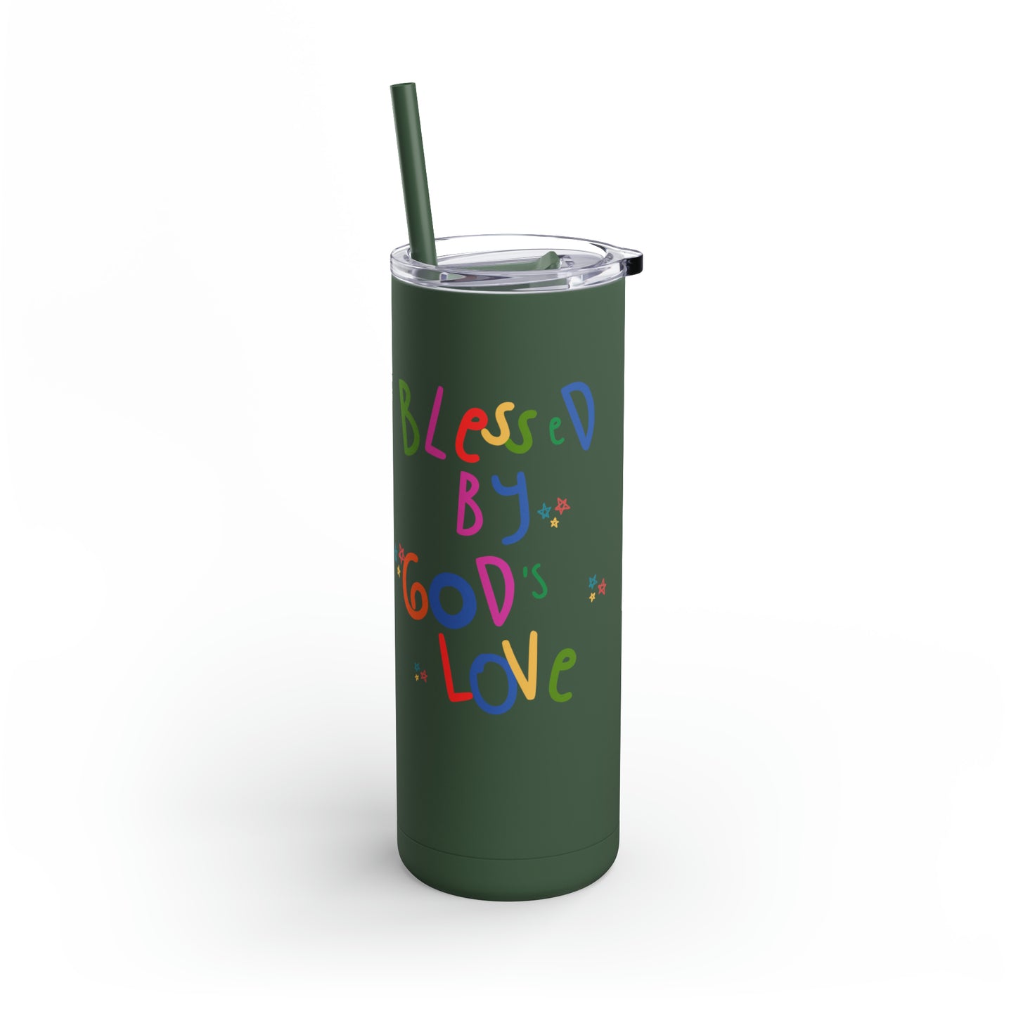 God's Love Maars Maker Skinny Matte Tumbler, 20oz