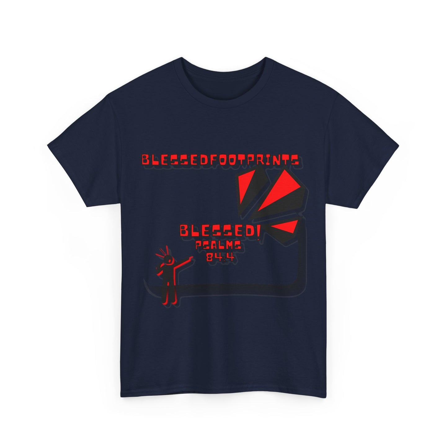 Blessed Psalms 84:4 Unisex Heavy Cotton Tee